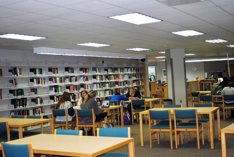 students inside the opelika library